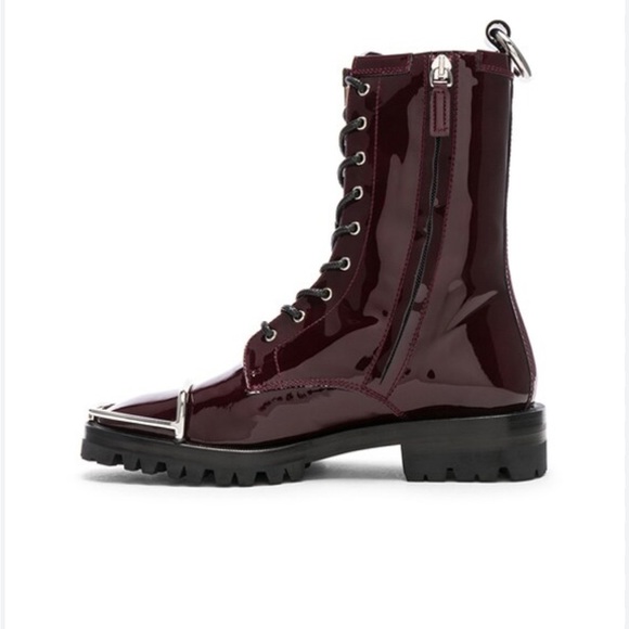 Alexander Wang Kennah Patent Combat Boot size 37 - Picture 2 of 13